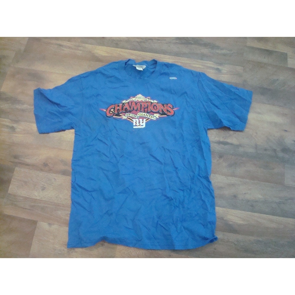 NEW YORK GIANTS 2000 SUPER BOWL  NEW SIZE LARGE SHIRT  DEADSTOCK  VINTAGE TT2